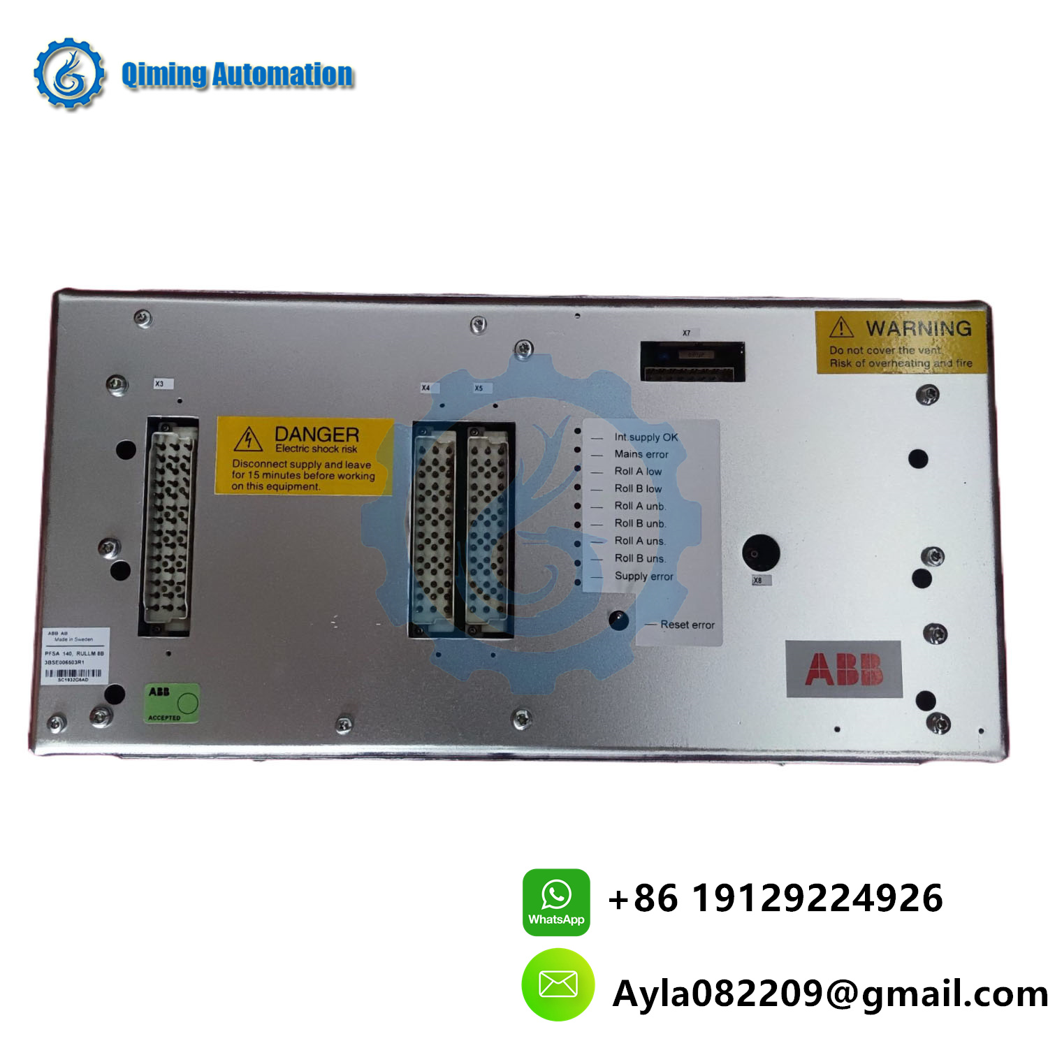 ABB PFSA140RULLM1I 3BSE06503R1 high-performance safety controller module
